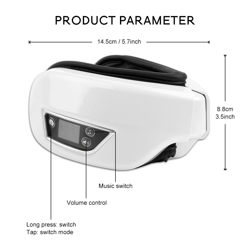 Heated Eye Mask With Bluetooth